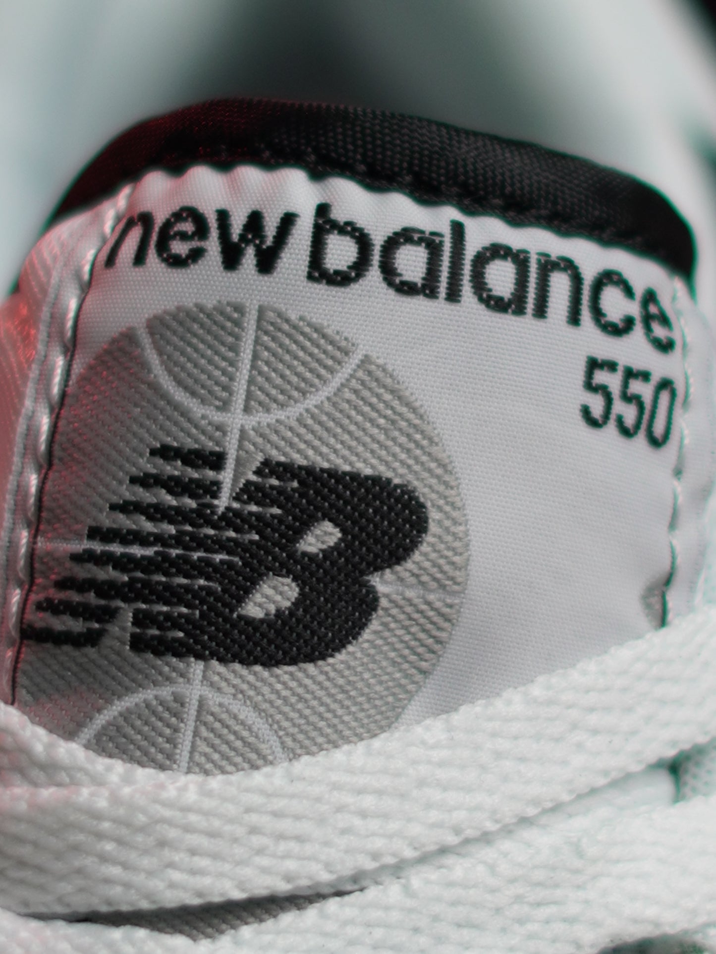 New Balance 550 White Black Rain Cloud