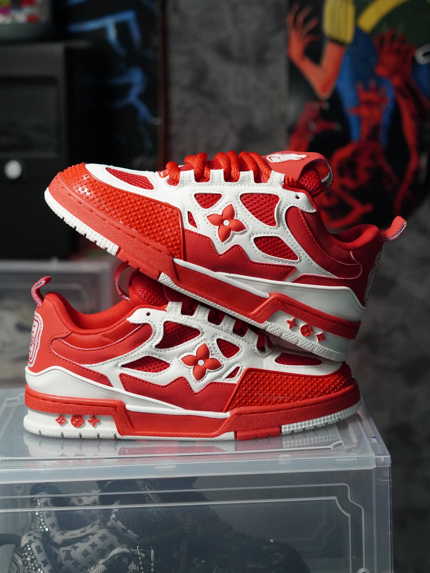 LOUIS VUITTON SKATE ROJO BLANCO