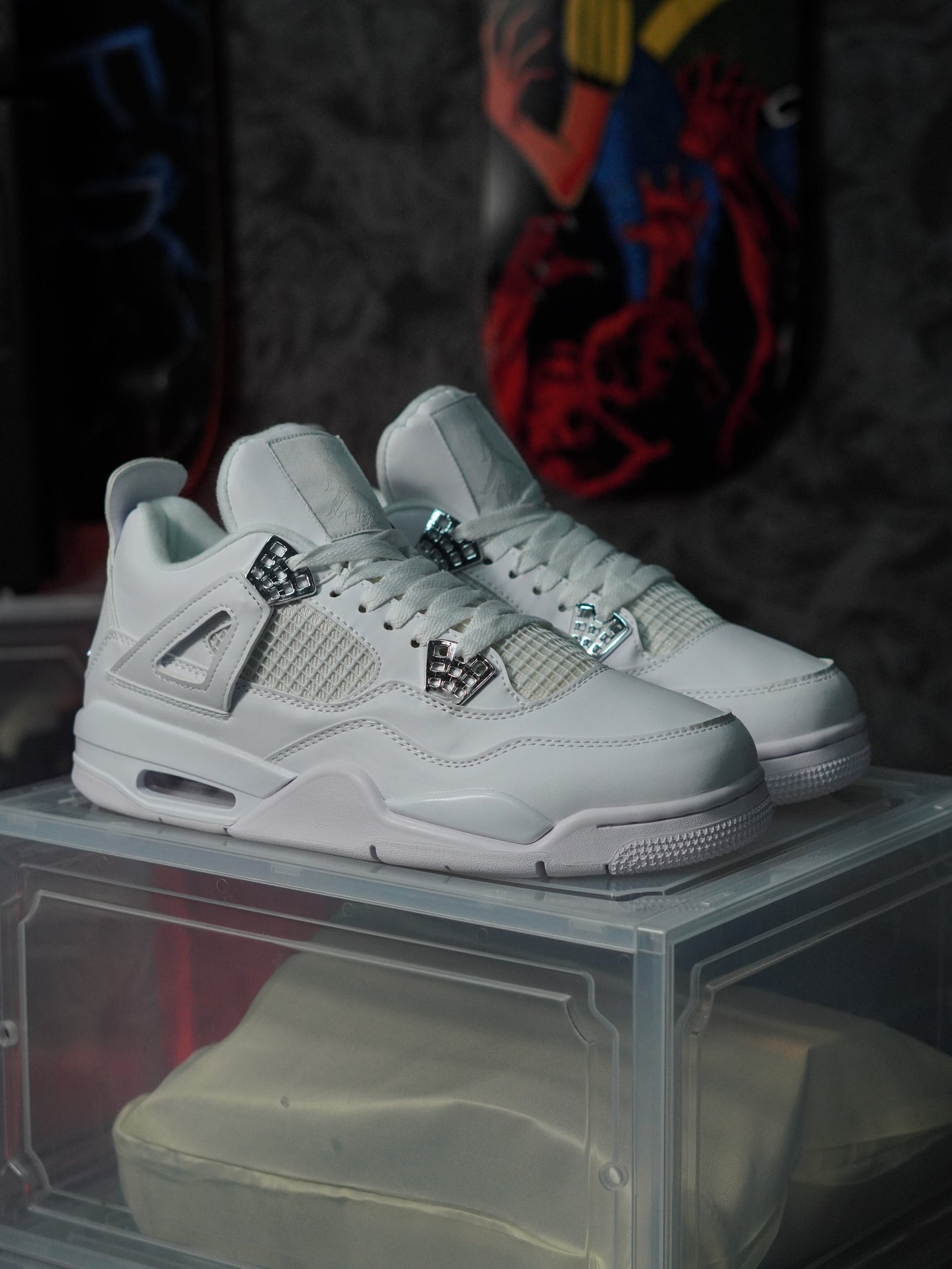 Air Jordan 4 Retro "Pure Money" METALIC SILVER