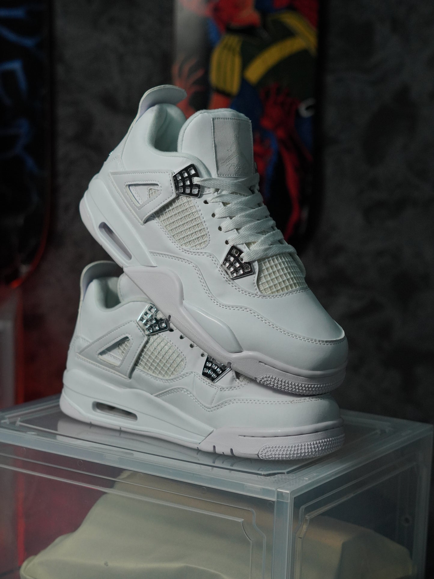 Air Jordan 4 Retro "Pure Money" METALIC SILVER