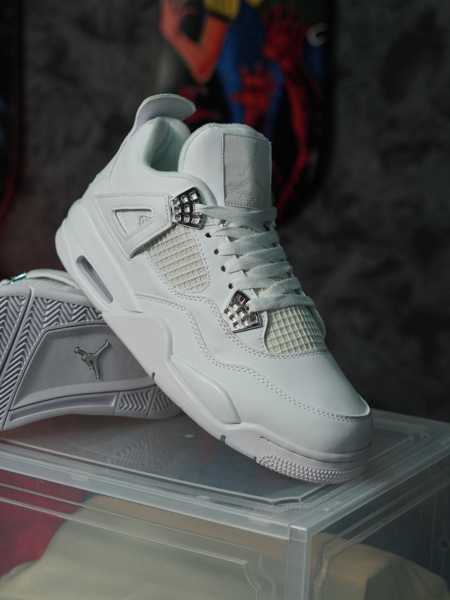 Air Jordan 4 Retro "Pure Money" METALIC SILVER