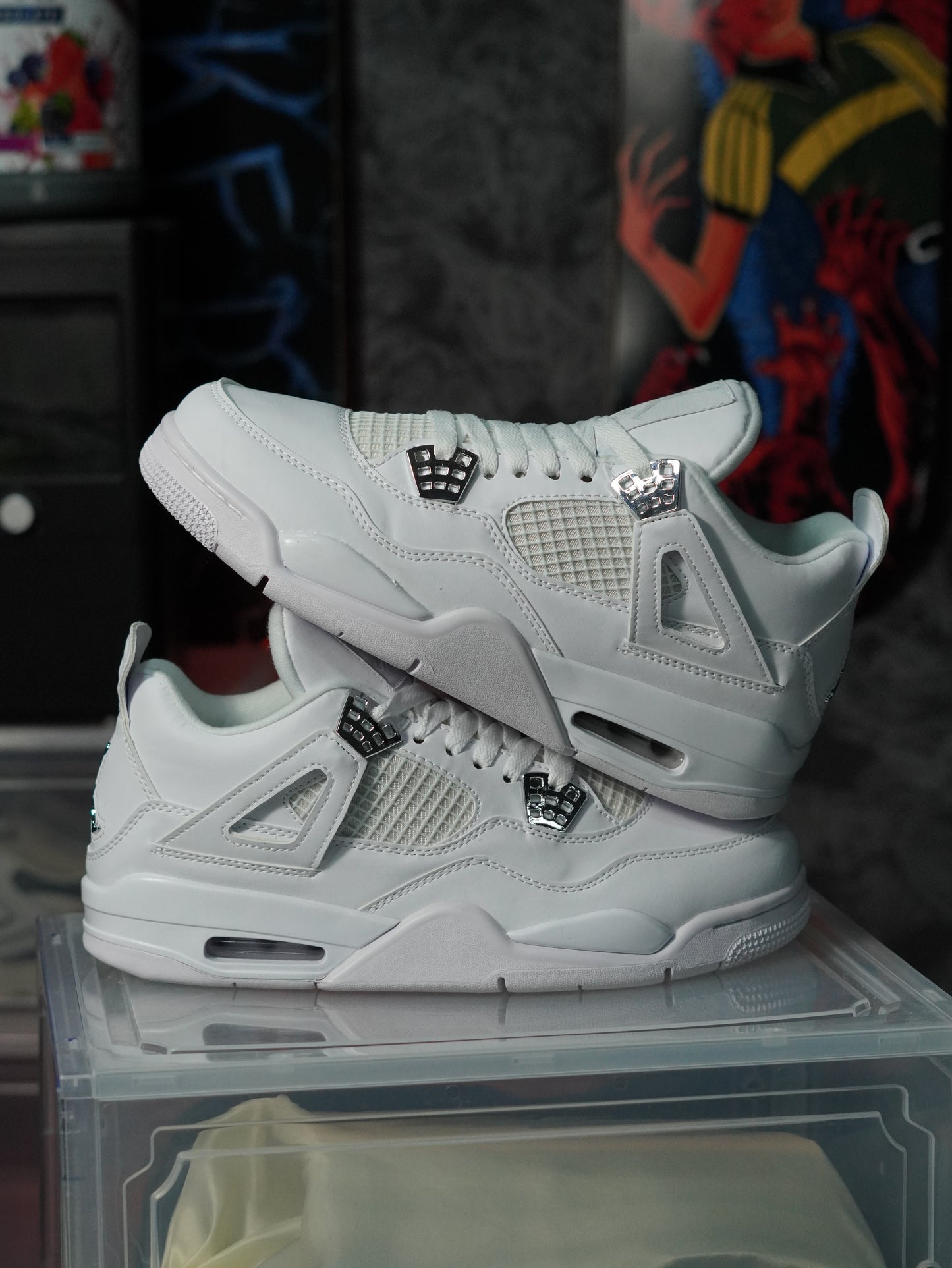 Air Jordan 4 Retro "Pure Money" METALIC SILVER