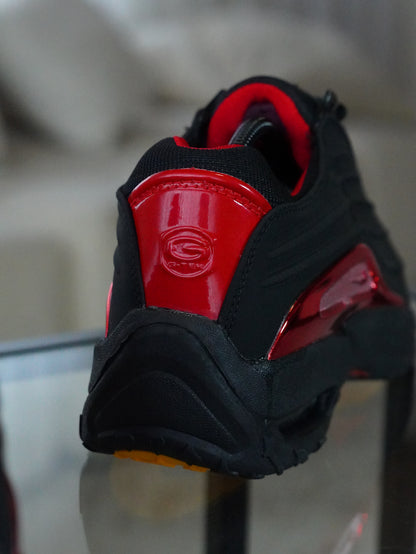 NIKE NOCTA STEP 2 NEGRO - ROJO METALIC