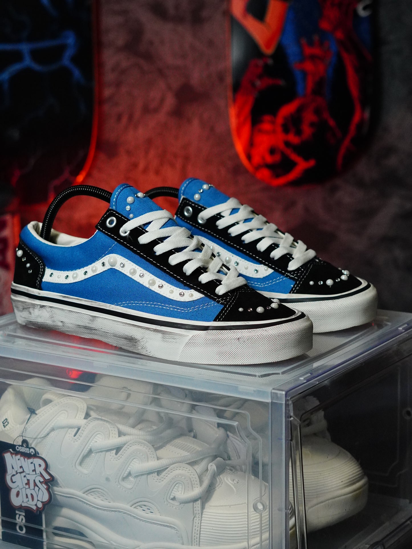 Vans Old Skool 36 LX “Pearlized Pack” NEGRA AZUL