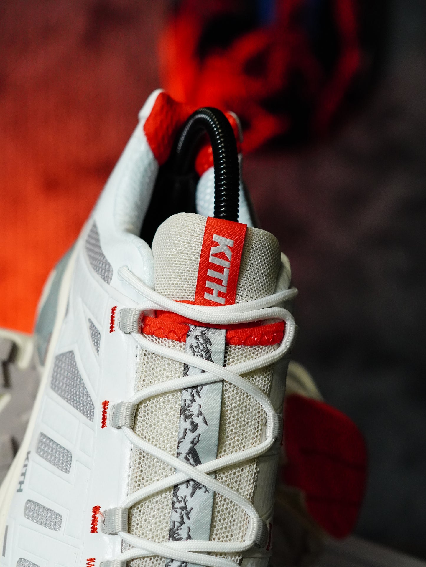 Salomon x Kith XT-4K "Kithmas" White Red