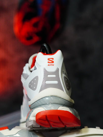 Salomon x Kith XT-4K "Kithmas" White Red