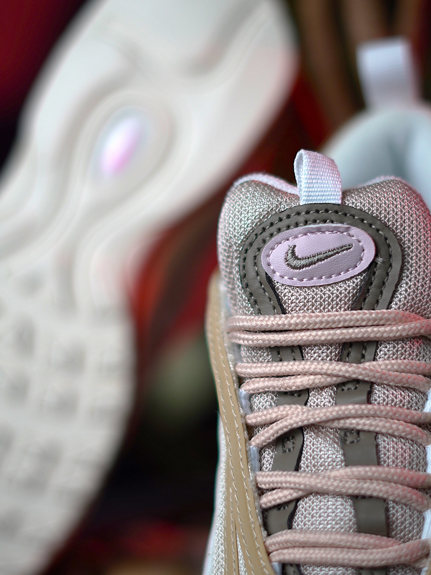 Nike Air Max 97 / rosa / blanco