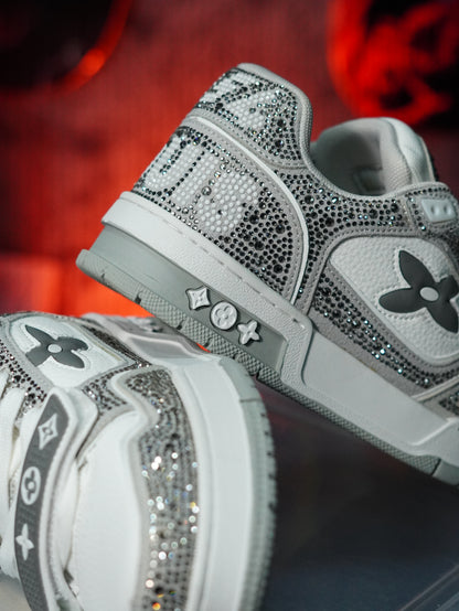 Louis Vuitton LV Trainer Swarovski GRIS