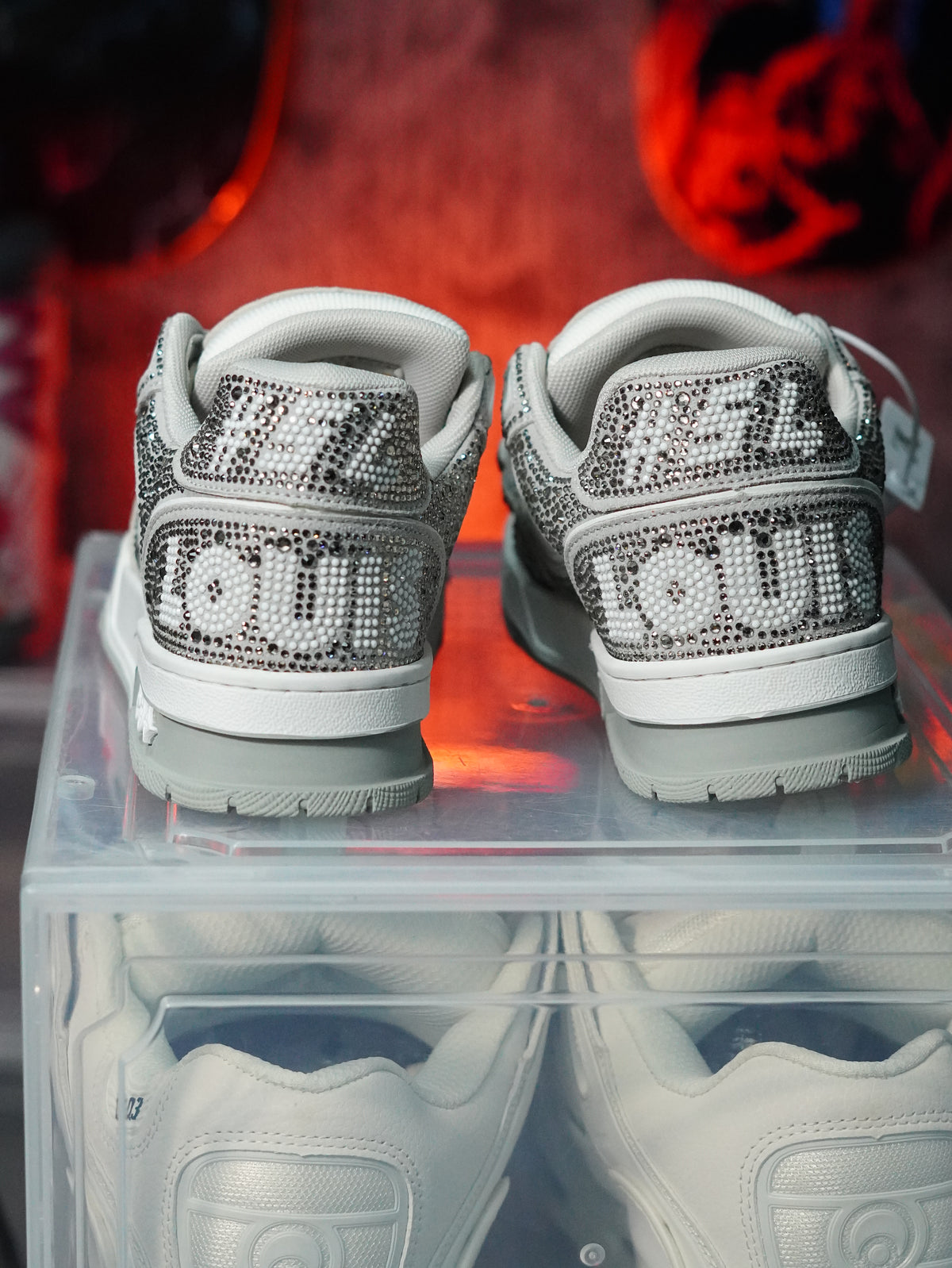 Louis Vuitton LV Trainer Swarovski GRIS