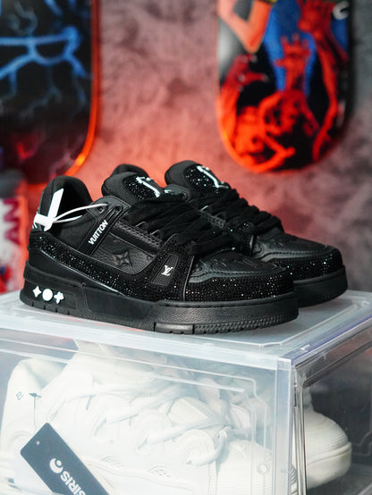 Louis Vuitton LV Trainer Swarovski NEGRA NEGRA