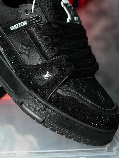 Louis Vuitton LV Trainer Swarovski NEGRA NEGRA