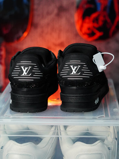 Louis Vuitton LV Trainer Swarovski NEGRA NEGRA