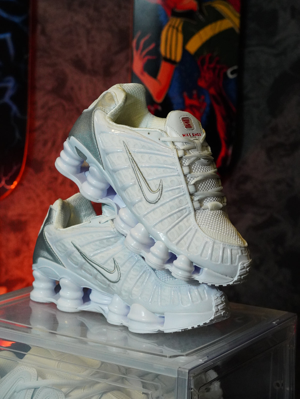 Nike Shox TL en color blanco