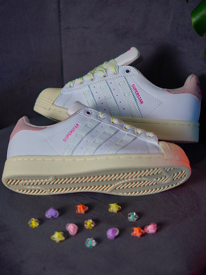 Adidas Superstar Candy Beads / Cloud White Pink