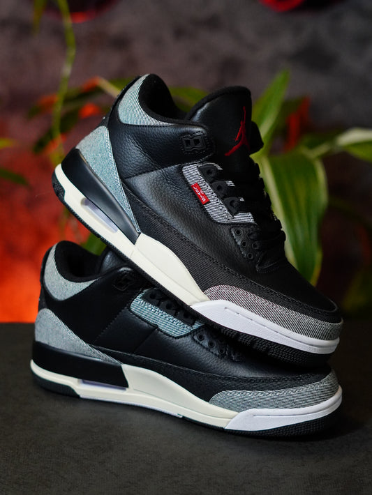 Levi's x Air Jordan 3 Retro "Black Denim"