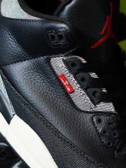Levi's x Air Jordan 3 Retro "Black Denim"