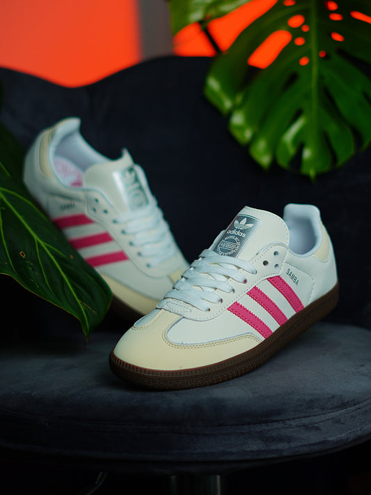 Adidas Samba OG / Cloud White / Lucid Pink / Wonder White