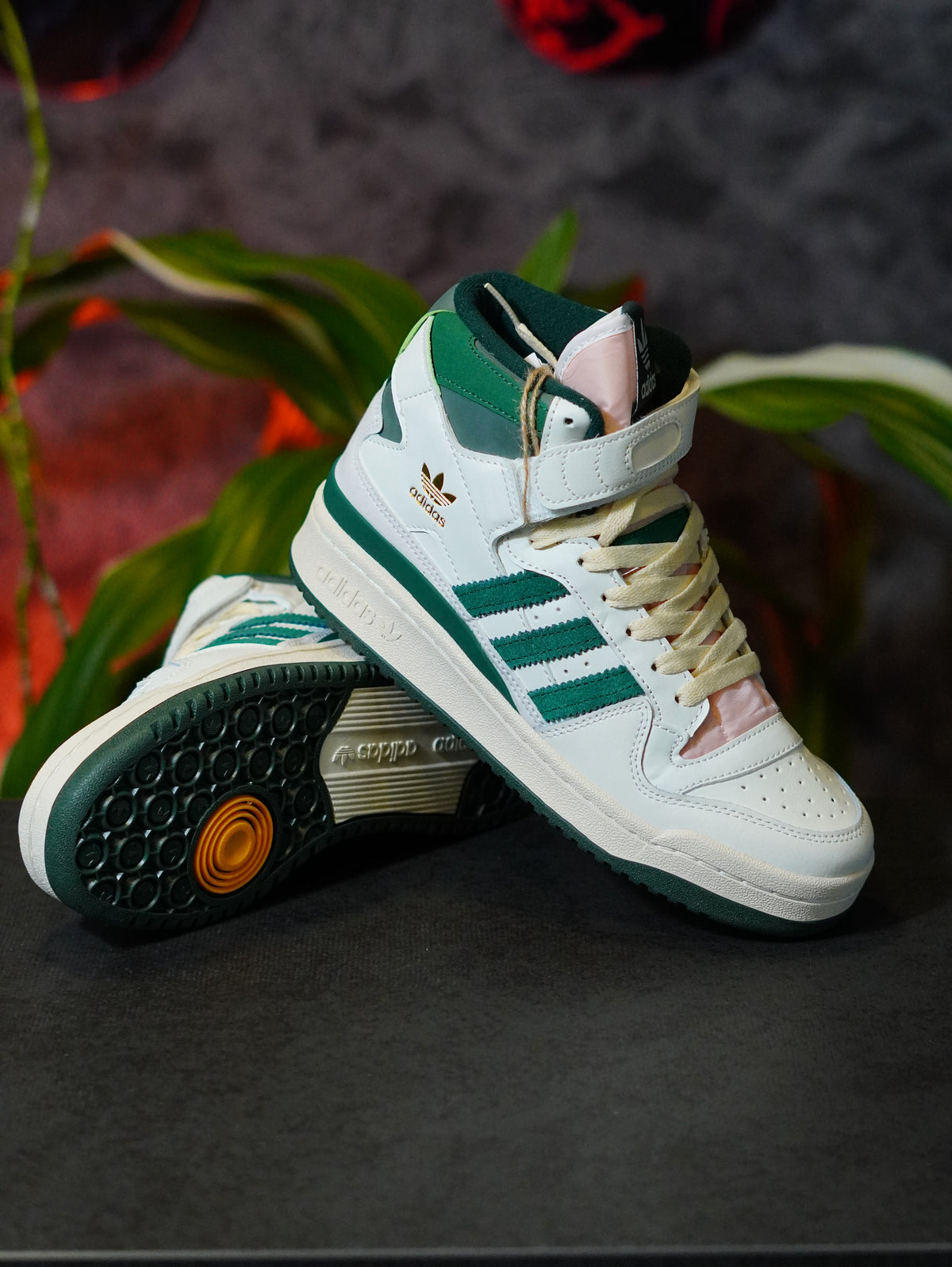 adidas Forum 84 High "Off White / Team Dark Green"