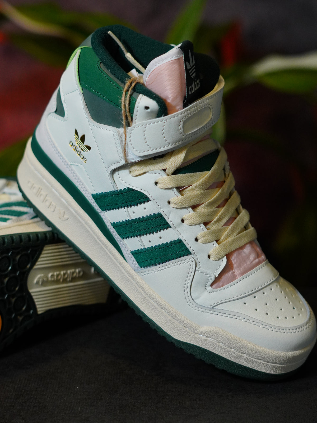 adidas Forum 84 High "Off White / Team Dark Green"