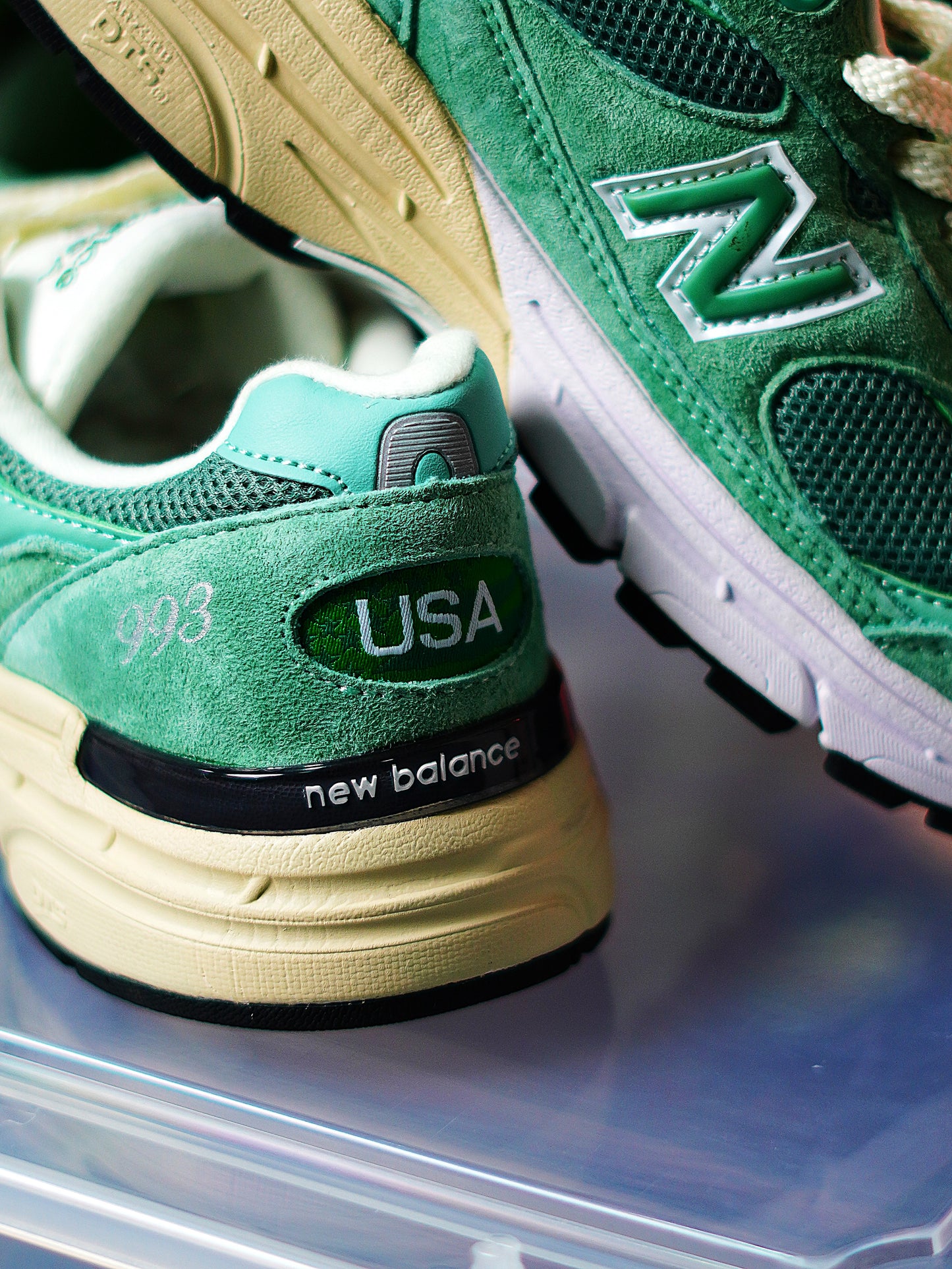 New Balance 993 Chive - Verde