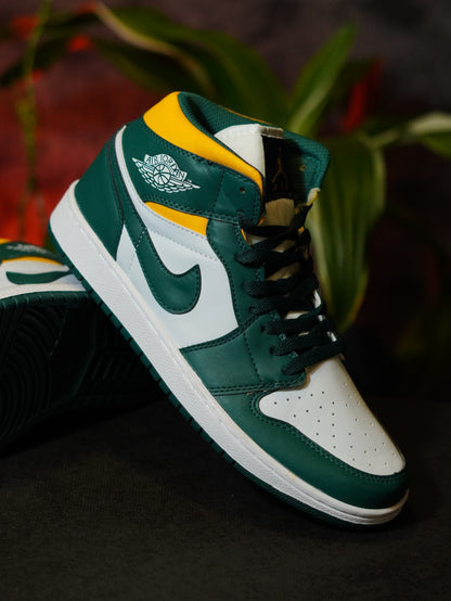 Air Jordan 1 Mid "Sonics" (2021)