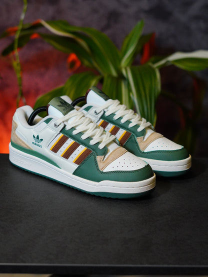 adidas Forum Low CL "White Green" / "Ivory Green