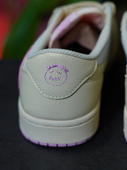 Air Jordan 1 Retro Low OG SP x Travis Scott "Muslin and Shy Pink"