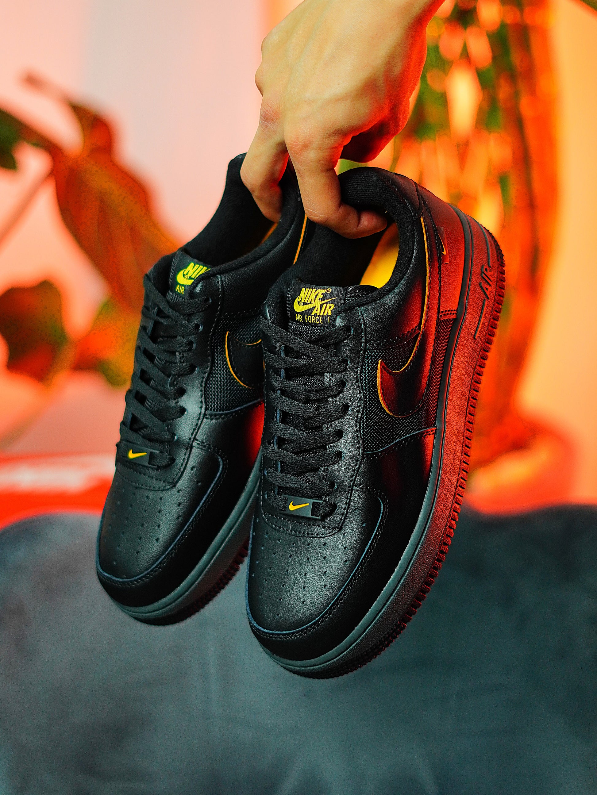 Nike Air Force One Low Black Smoke - Main Image