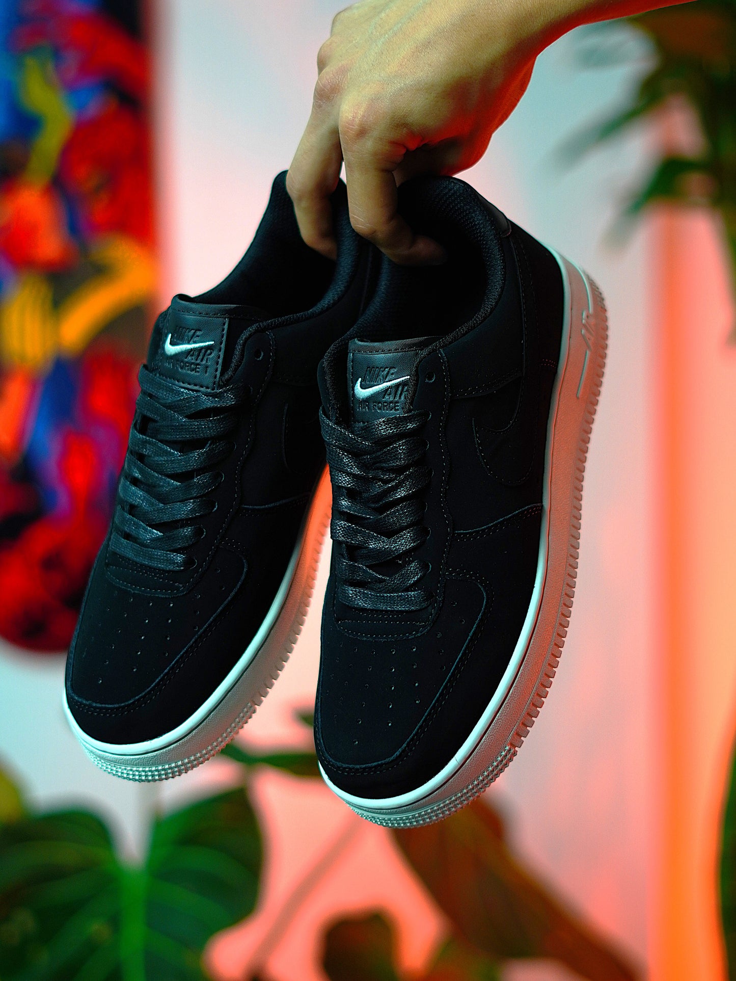 Nike Air For One - Negro / Blanco