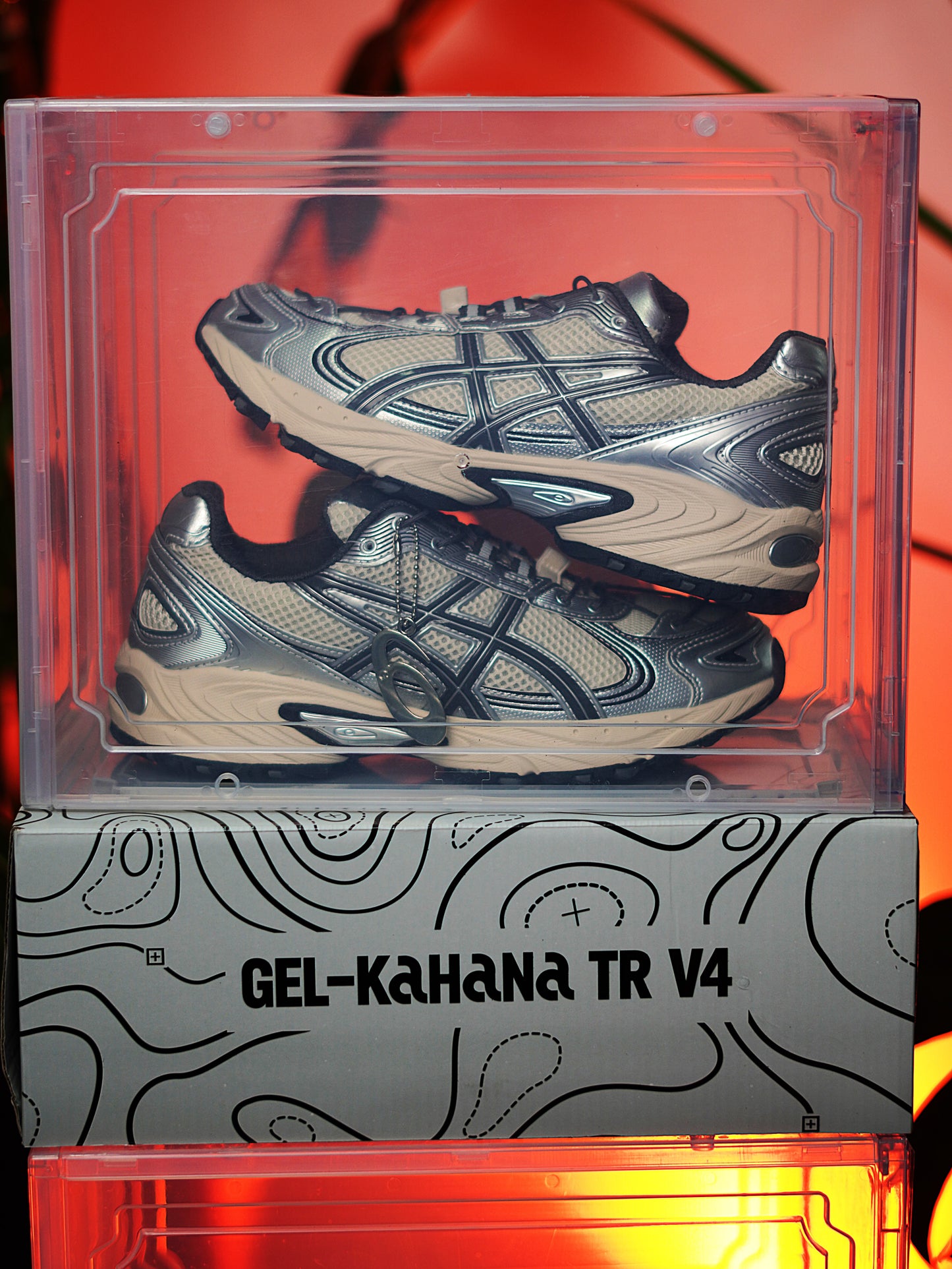 Asics Gel-Kahana TR V4 - Silver White