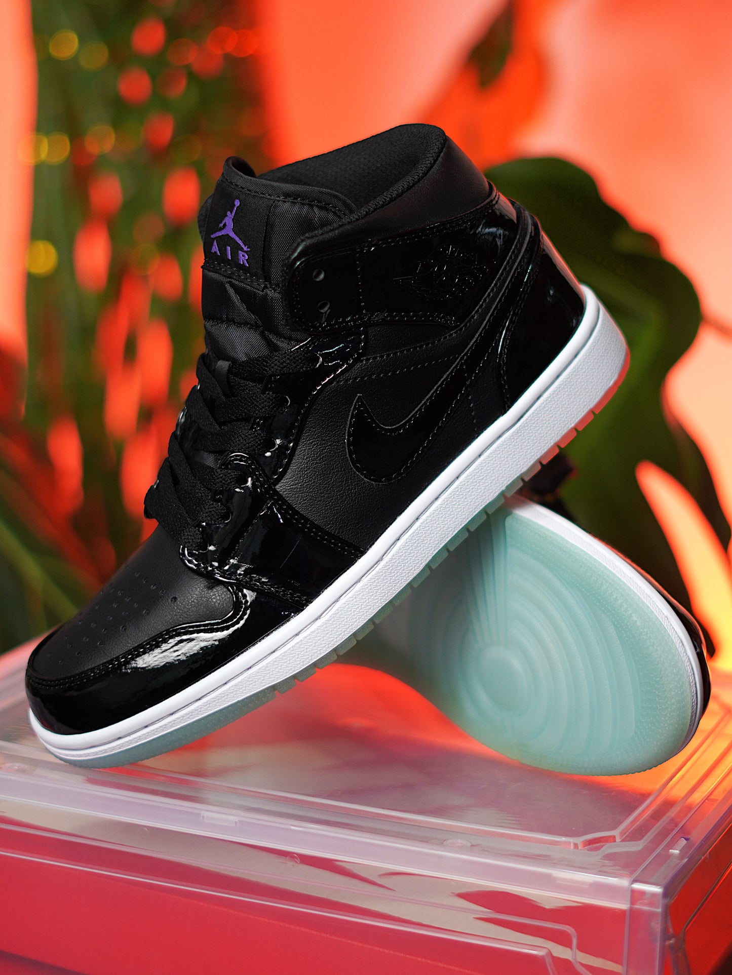 Retro Charol Negro Jordan Charol Hotsell - Main Image