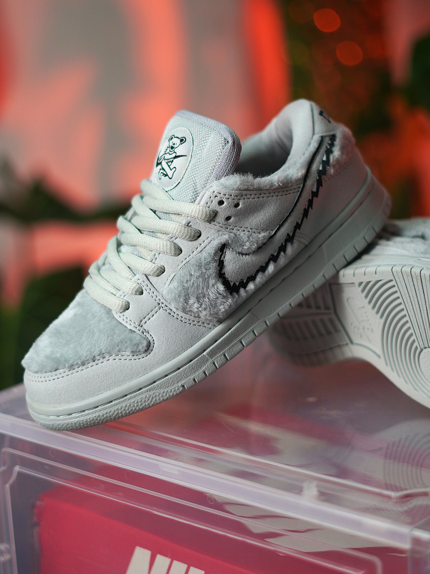 Nike SB Dunk Low x Grateful Dead White Bear - Main Image