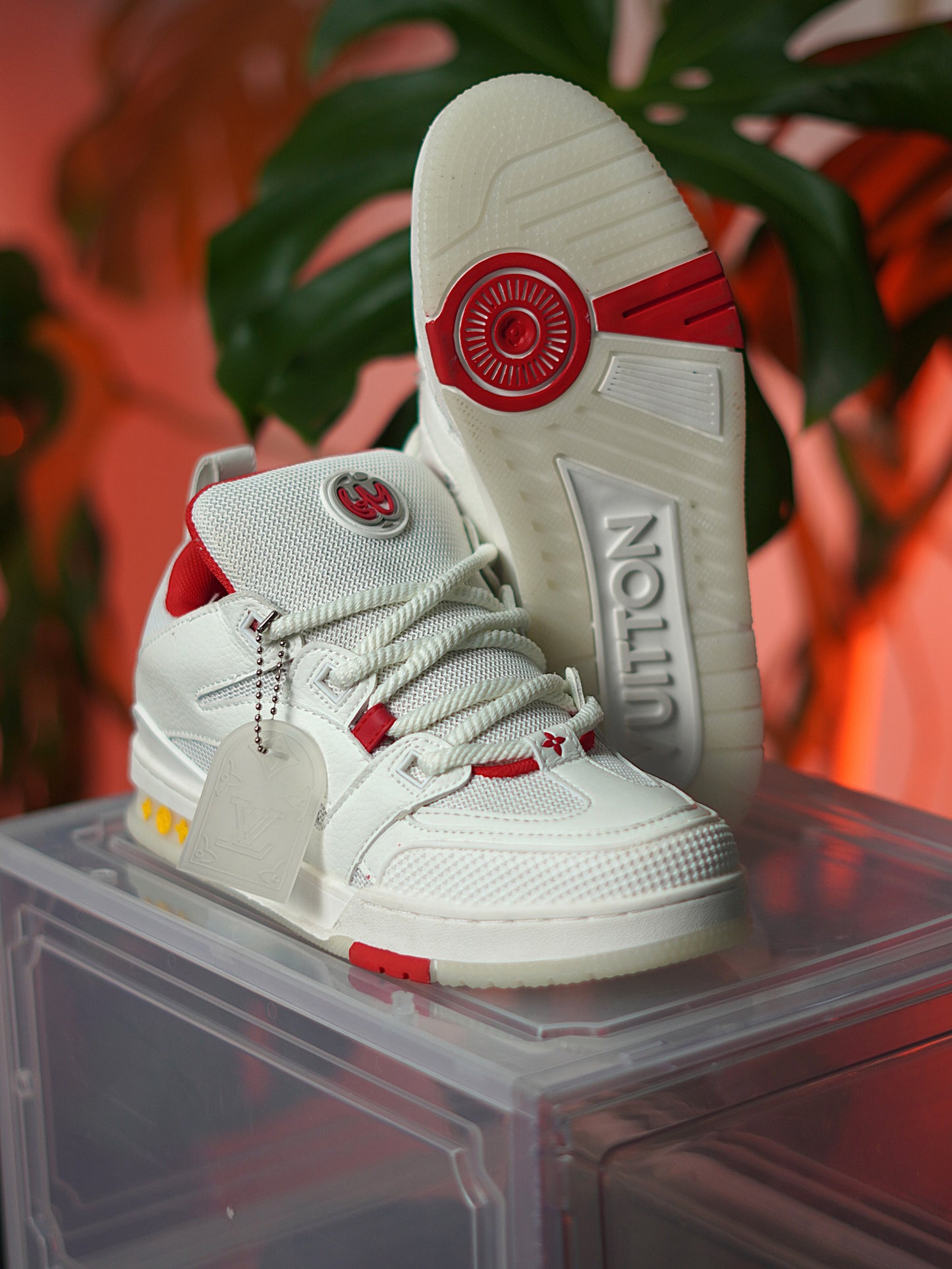 Louis Vuitton Skate / White / Red