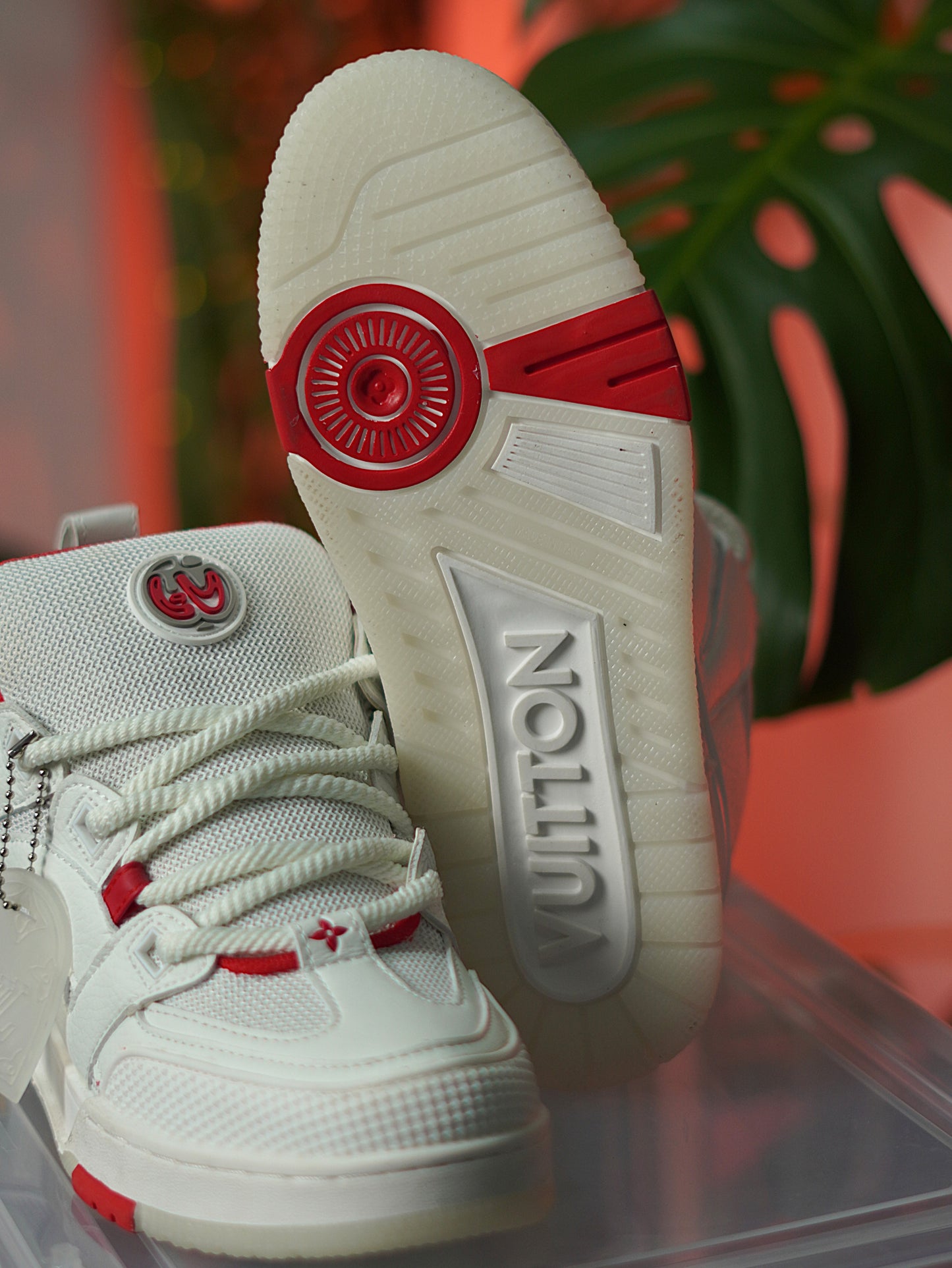 Louis Vuitton Skate / White / Red