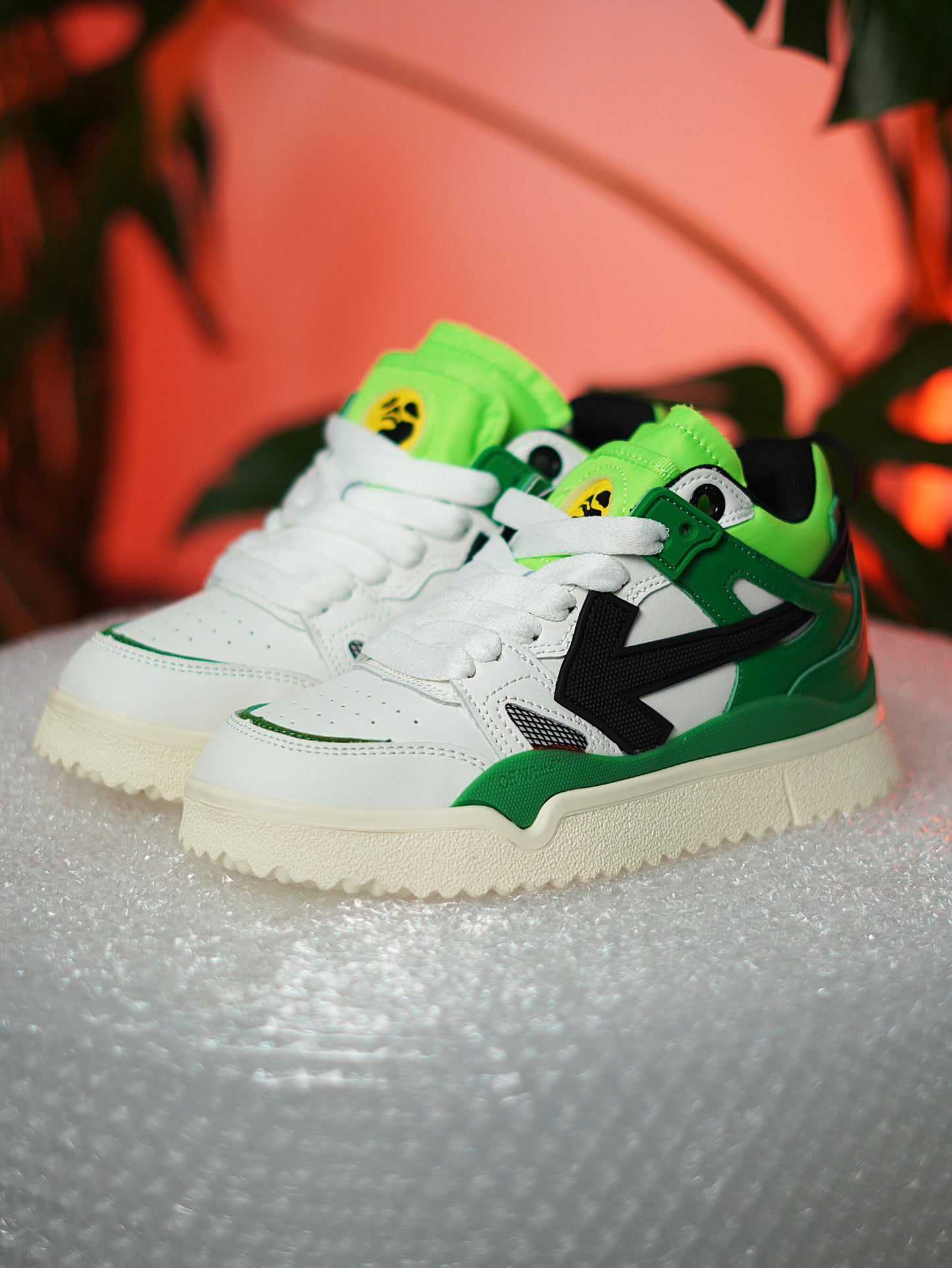 Off-White Sponge Mid Top - Blanco Verde