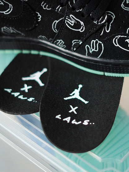 Nike Jordan Retro 1 x Kaws - Negro
