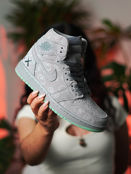 Nike Jordan Retro 1 x Kaws - Gris
