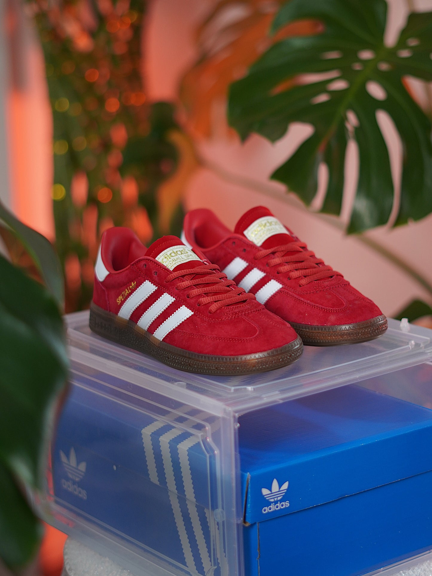 Adidas Handball Spezial / Scarlet / Cloud White / Gum