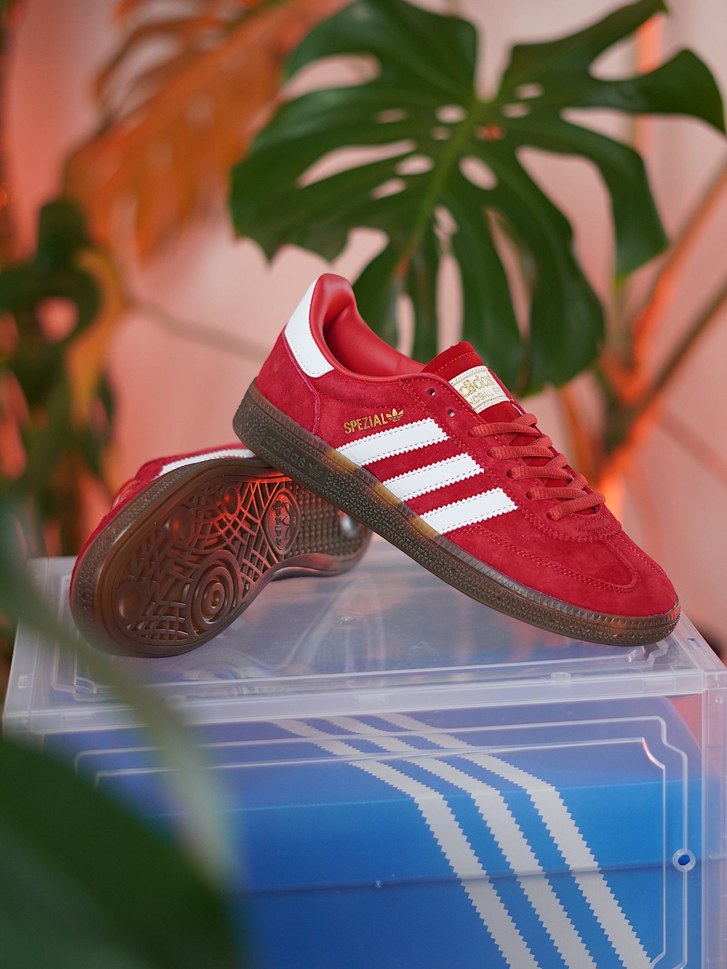 Adidas Handball Spezial / Scarlet / Cloud White / Gum