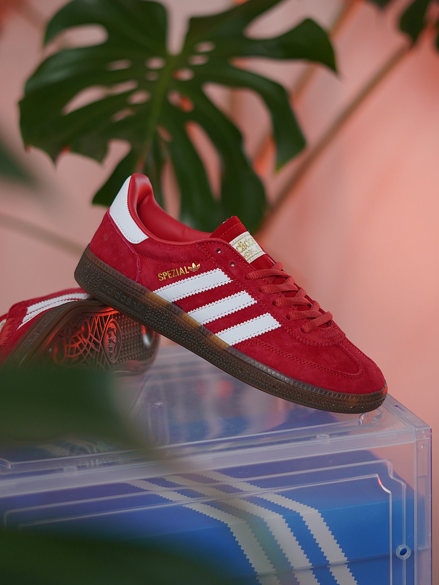 Adidas Handball Spezial / Scarlet / Cloud White / Gum