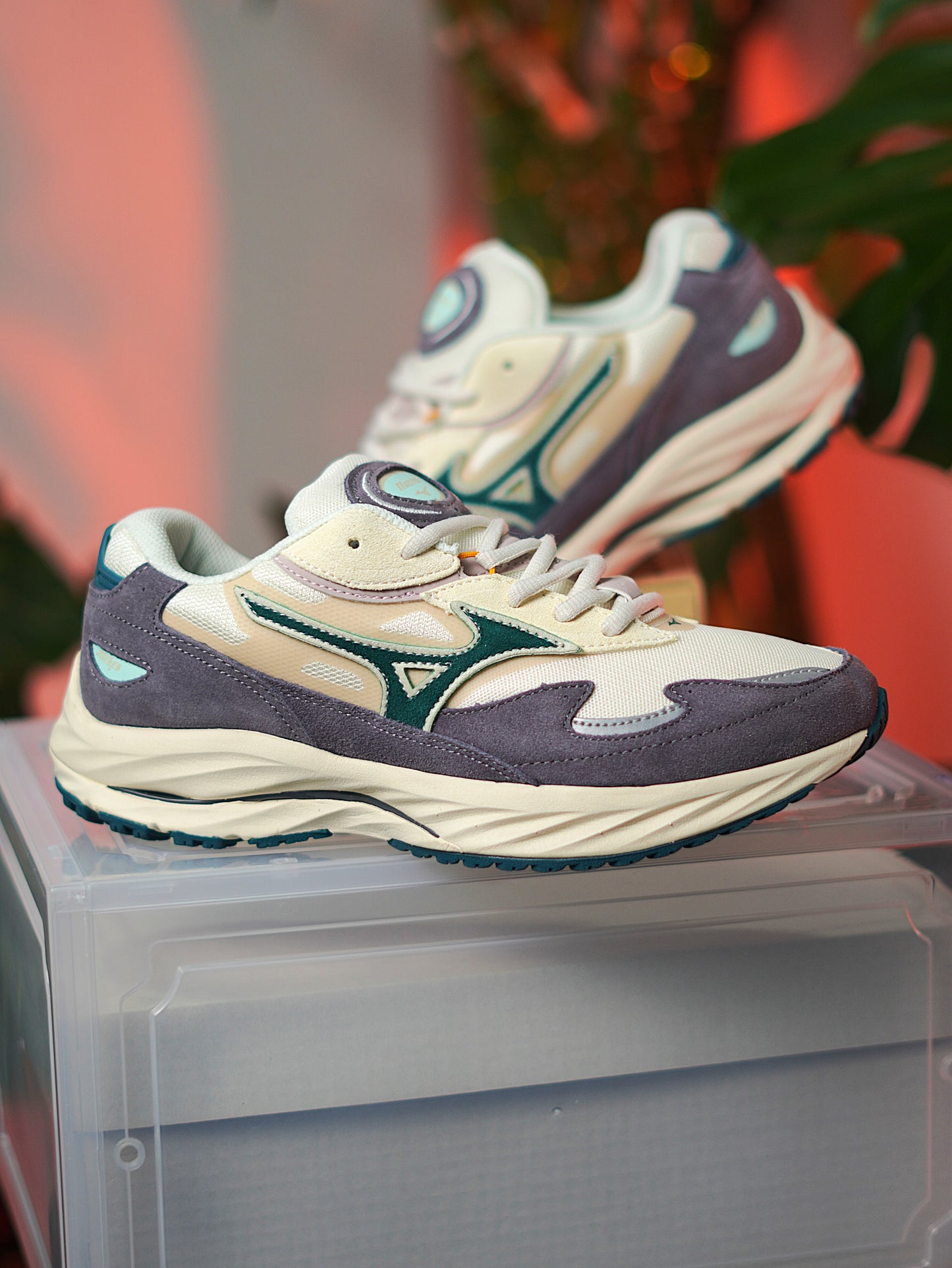 Mizuno Wave Rider Beta - Gris Beige