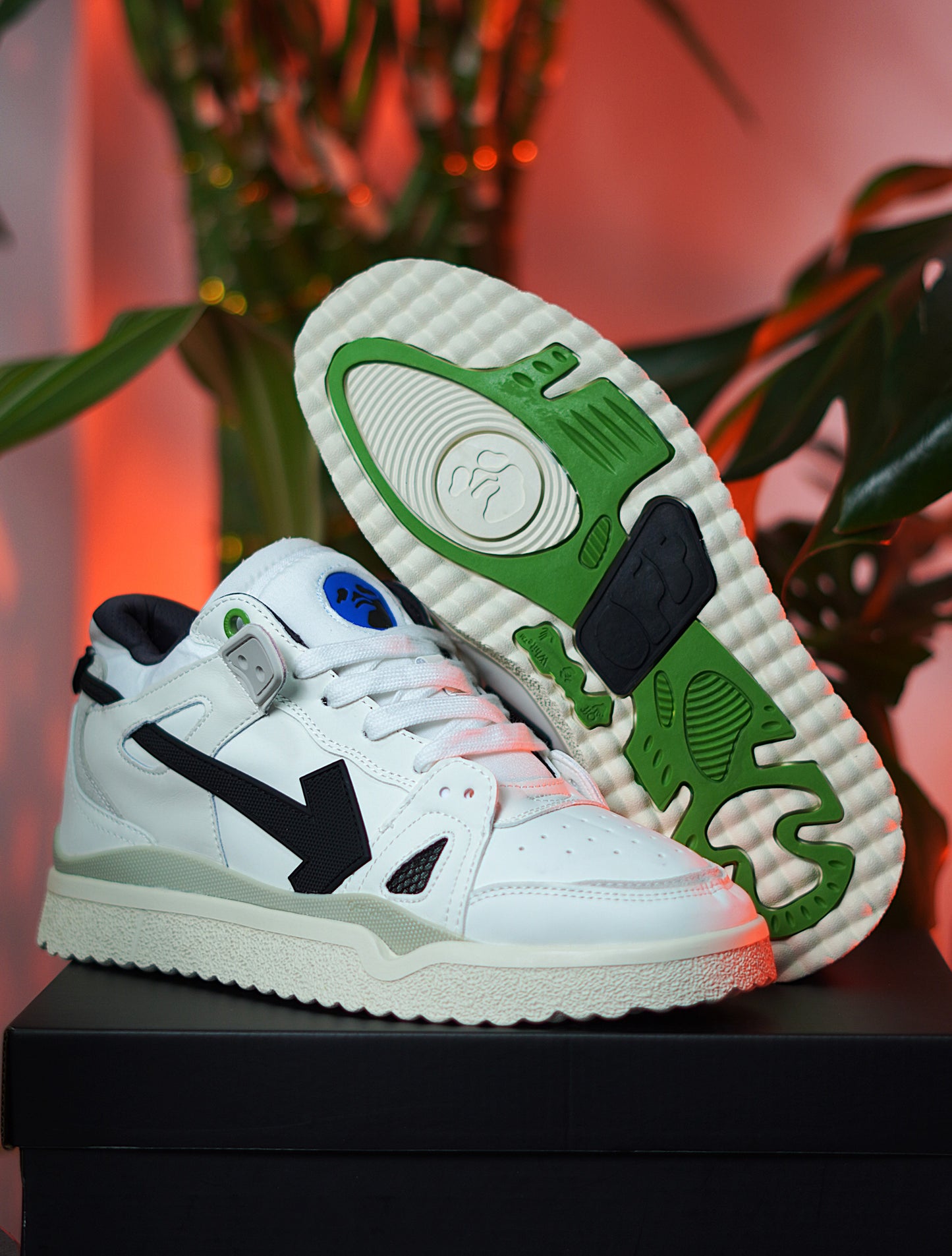 Off-White Sponge Mid Top - Blanco