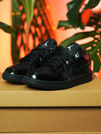 Nike Air Jordan 1 low -  Black Croc