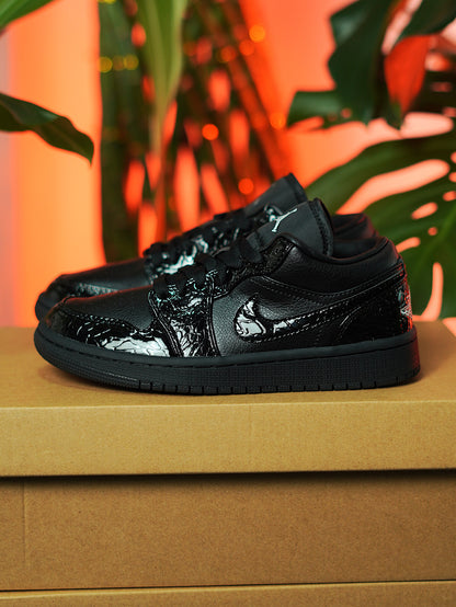 Nike Air Jordan 1 low -  Black Croc