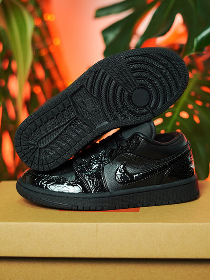 Nike Air Jordan 1 low -  Black Croc