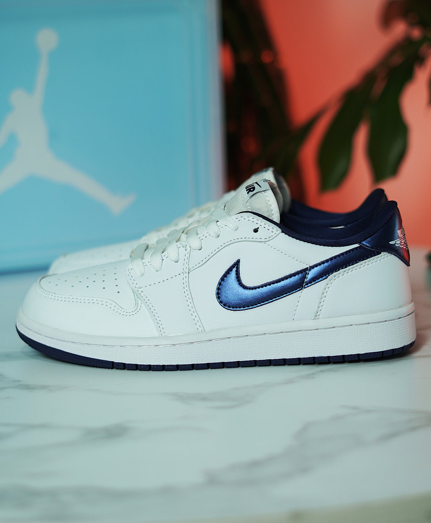 Nike Air Jordan 1 Retro Low 85 - Azul Metalico