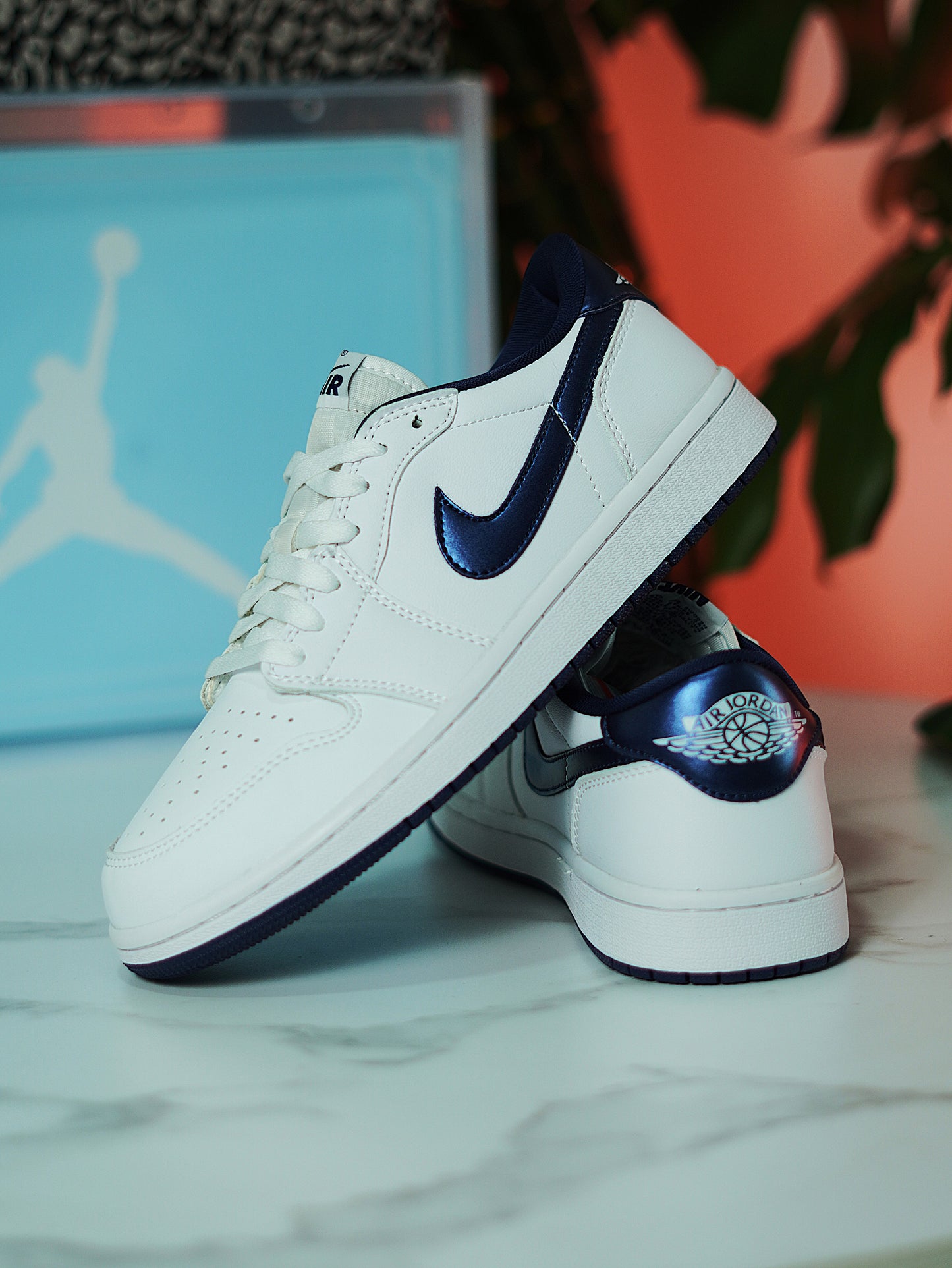 Nike Air Jordan 1 Retro Low 85 - Azul Metalico