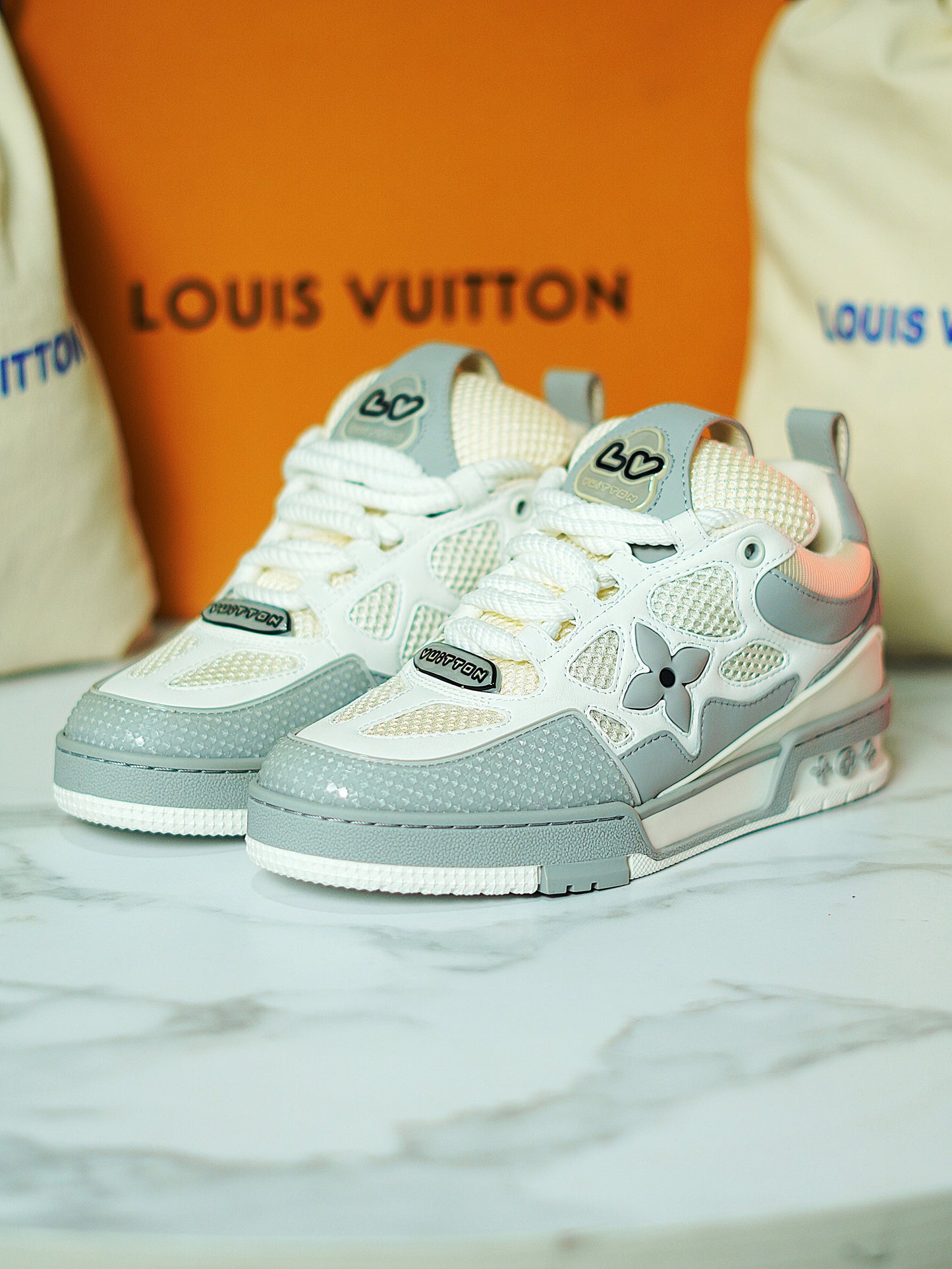 Louis Vuitton Skate Gris - Calidad G5