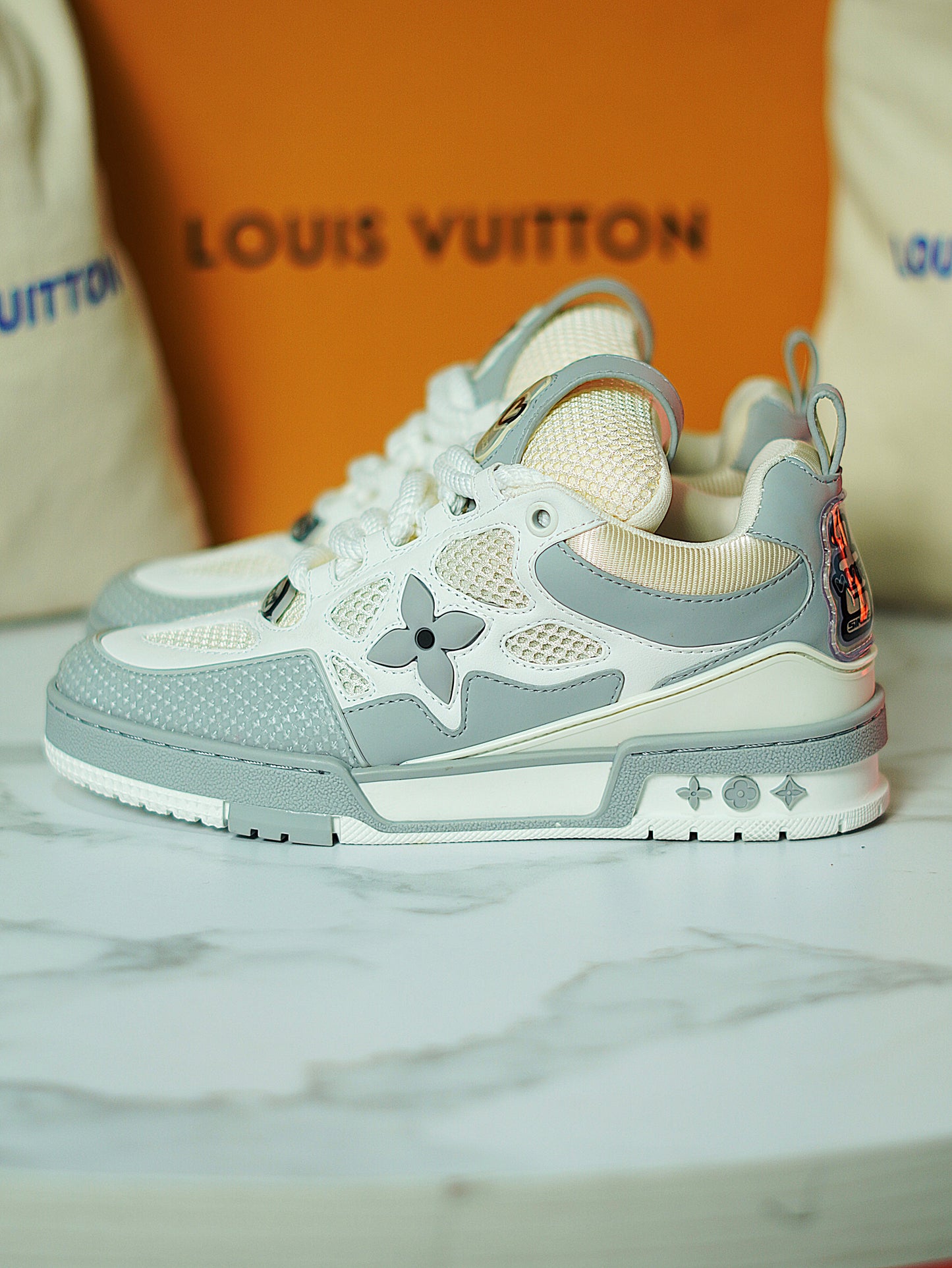 Louis Vuitton Skate Gris - Calidad G5