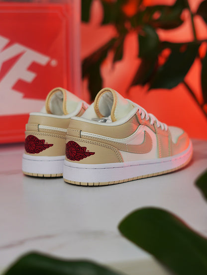 Nike Air Jordan 1 Low SE Sail Rattan University - Red